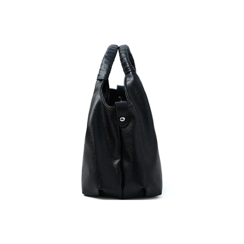 Vigno Synthetic Leather Handbag Women's Black/Blue/Brown-3