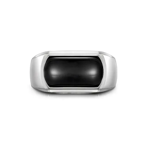 IDEAGEMER Jade Rings Men