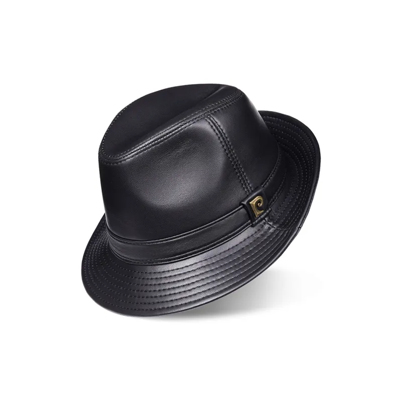 PIERRE CARDIN Cow Leather Top Hats Men's-6