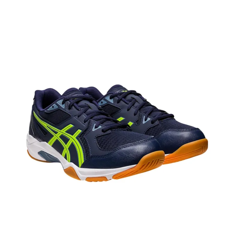 Asics Gel-Rocket 10 Anti-Slip Wear-Resistant Low-Top Casual Running Shoes Unisex Blue-2