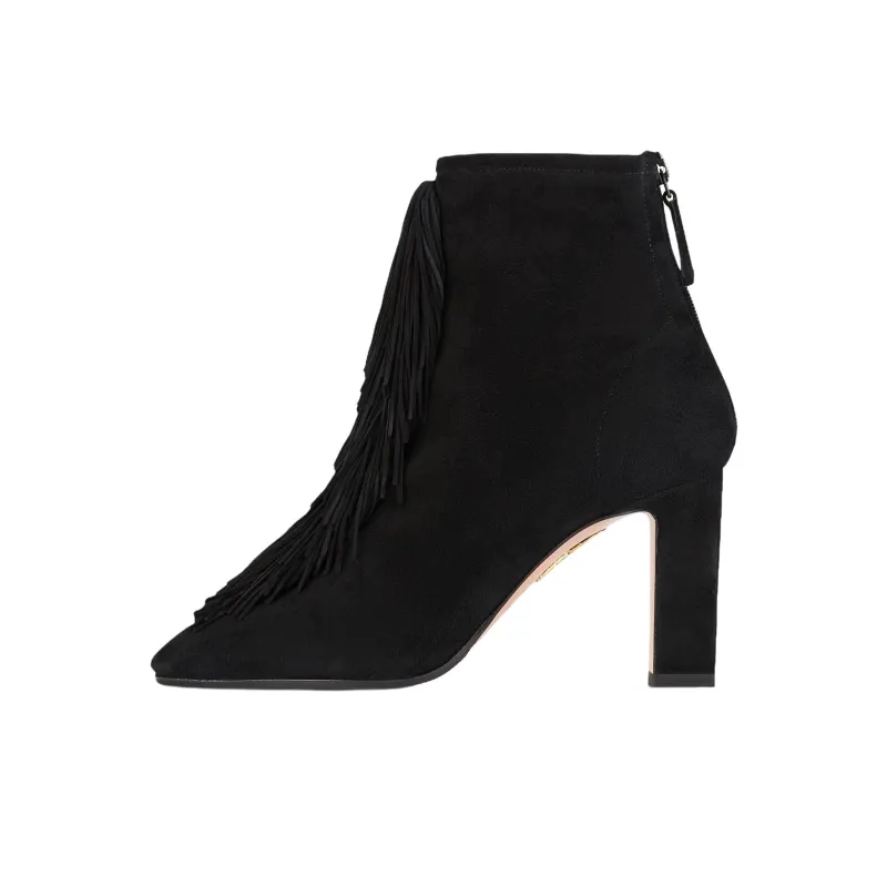 AQUAZZURA Gytane Ankle Boots 8.5cm Women's Black-0