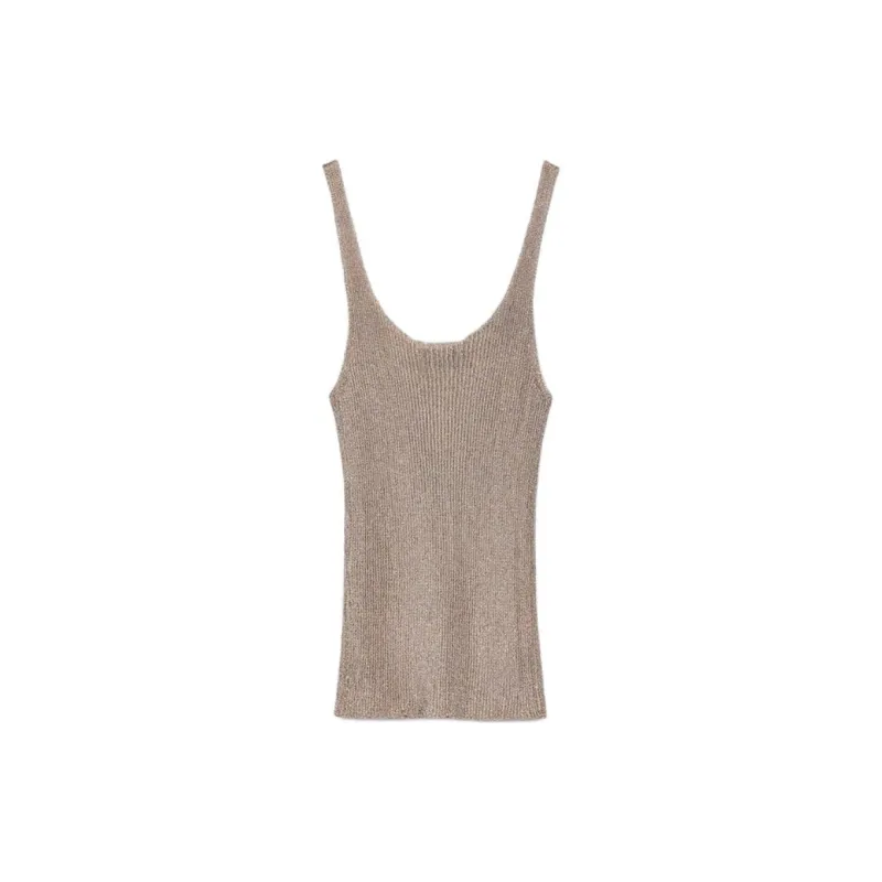 ZARA Tank Tops Women's Pink-1