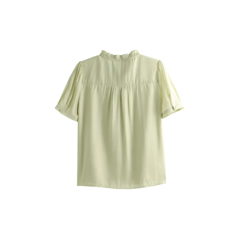 She Enjoys Shirt Women's Light Green-1