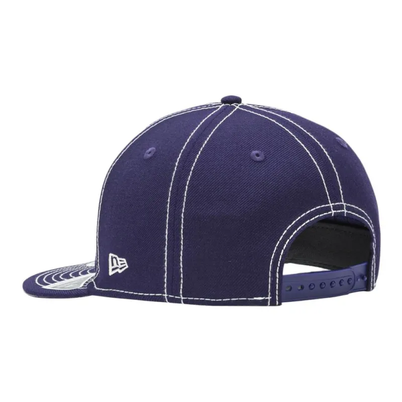 New Era Wool, Polyurethane Baseball Caps Unisex Purple-3