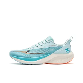 Erke Cushioning Wear Resistant Low Top Running Shoes Men's Tranquil Blue Fluorescent Digital Blue