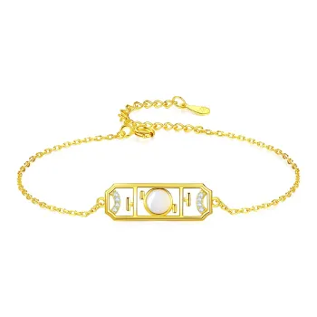 Andaozi Hetian Jade Bracelets Pale Greenish White Jade Women's