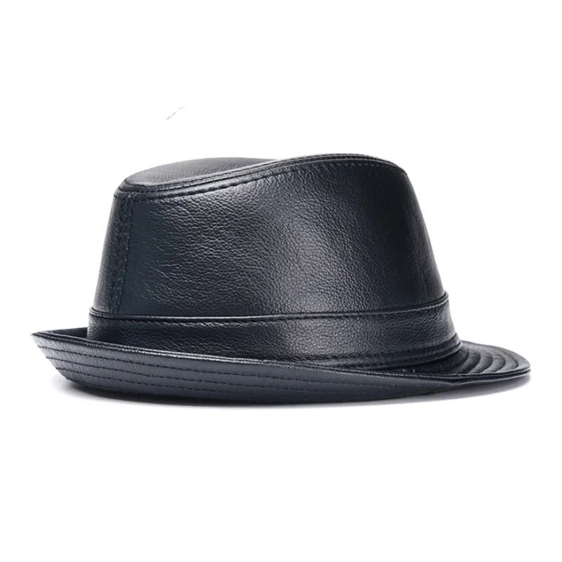 PIERRE CARDIN Cow Leather Top Hats Men's-2