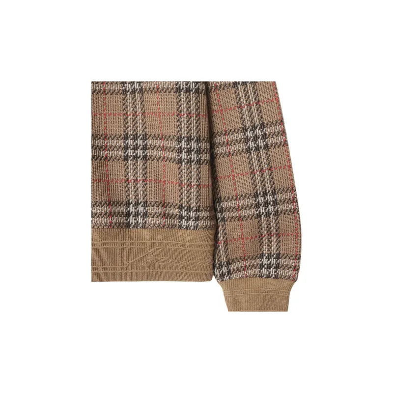Burberry Vintage Check Crewneck Jumper-4