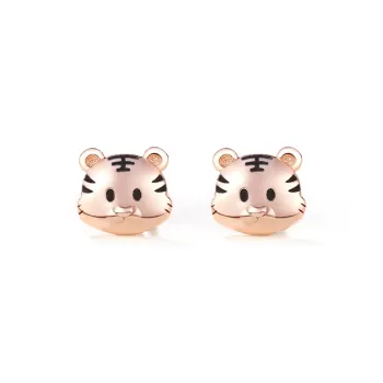 CENTURY&KINDLE S925 Silver Stud Earrings Women's