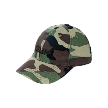CELINE   Baseball Caps Unisex Camouflage