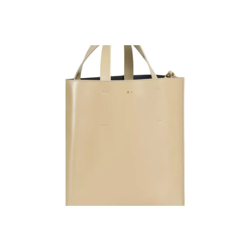MARNI Logo Printed Drawstring Tote Bag-4