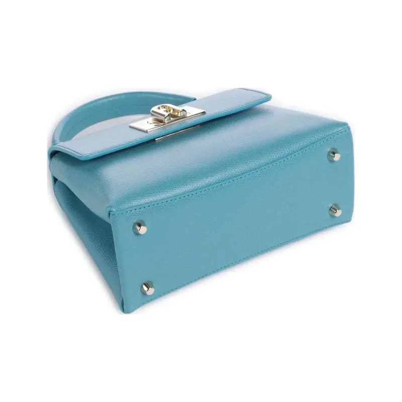 Furla Leather Handbag Mini Women's Blue-2