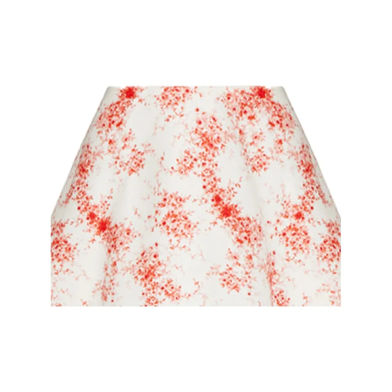 Valentino SS21 Casual Short Skirts Women's Red-4