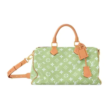 LOUIS VUITTON Calfskin Shoulder Bag, Crossbody Bag, Handbag Men's Lime