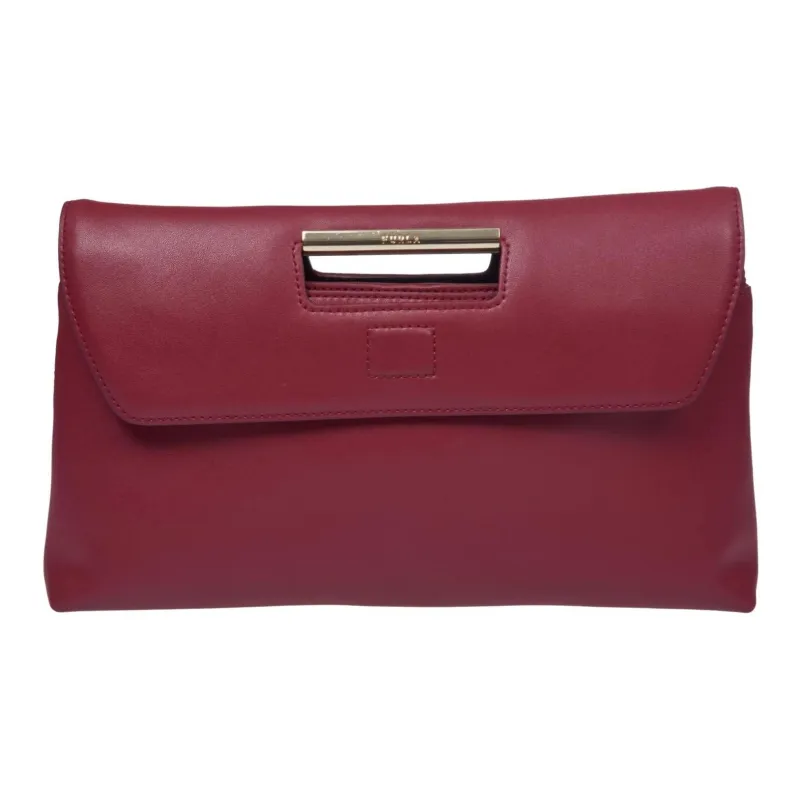 Furla Leather Clutch Regular Women's Burgundy Color-0