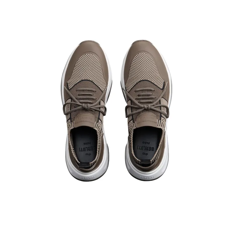 BERLUTI Shadow Low Top Casual Shoes Men's Brown-3