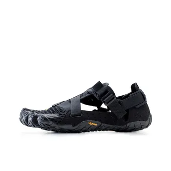 Vibram Slip Resistant Abrasion Resistant Supportive Quick Drying Low Top Training Shoes Men's Black
