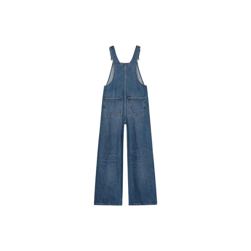 ZARA Trf Overalls Women's Blue-1