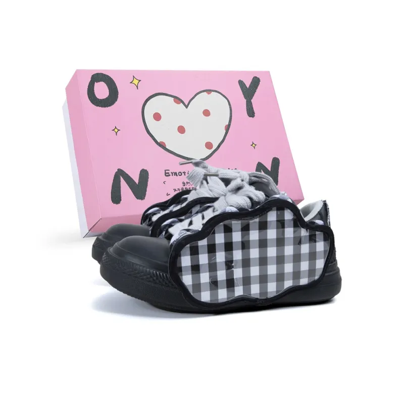 OYNN Young Baby Series Skateboard Shoes Women's Low Top White-0