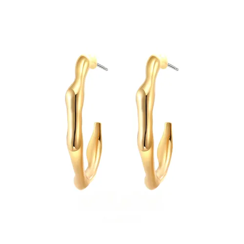 MILATU Copper Is Karat Gold plated Earrings Women's