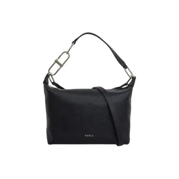 Furla Leather Shoulder Bag, Crossbody Bag, Handbag Women's Black