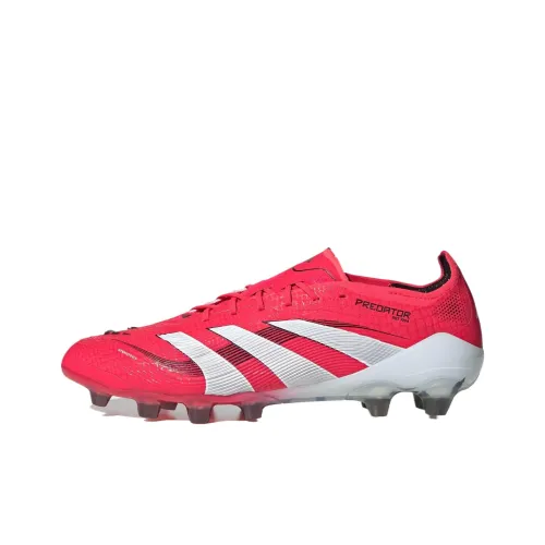 Adidas PREDATOR ELITE Abrasion Resistant Low Top Training Shoes Unisex Red