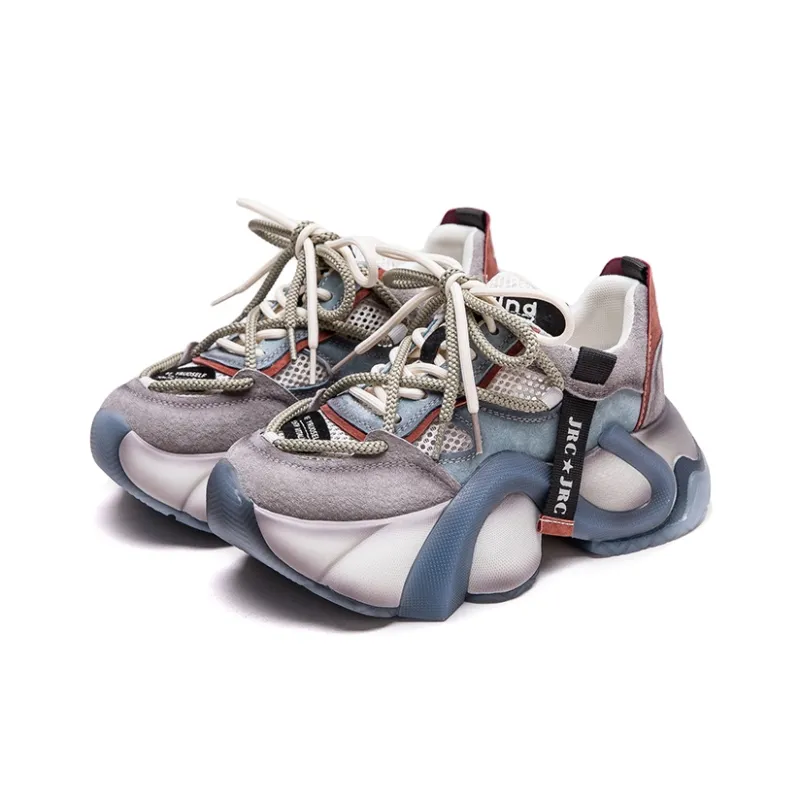 Chibang Height Increasing Low Top Chunky Sneakers Women's-8