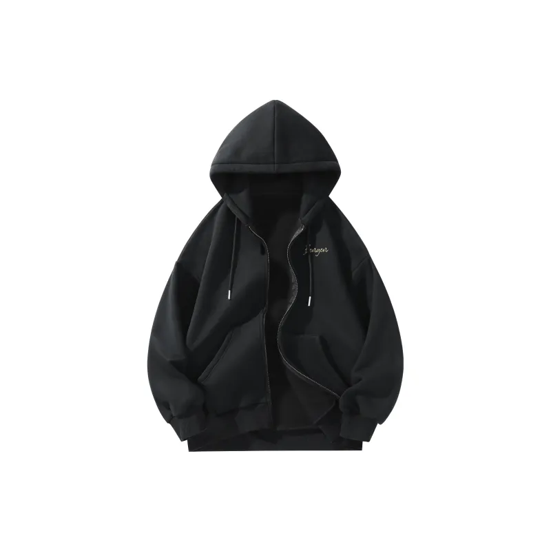 BENGEN Jackets Coats Unisex Black-1