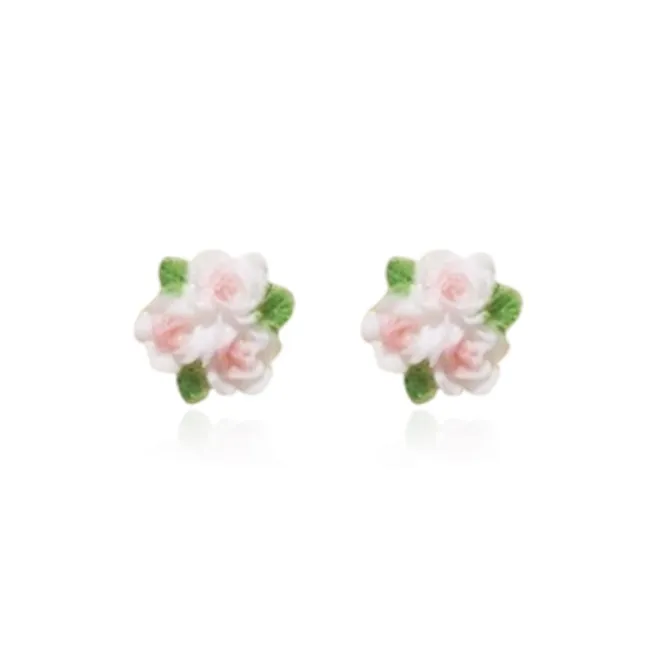 SHEEHHYY Alloy Stud Earrings Women's-4