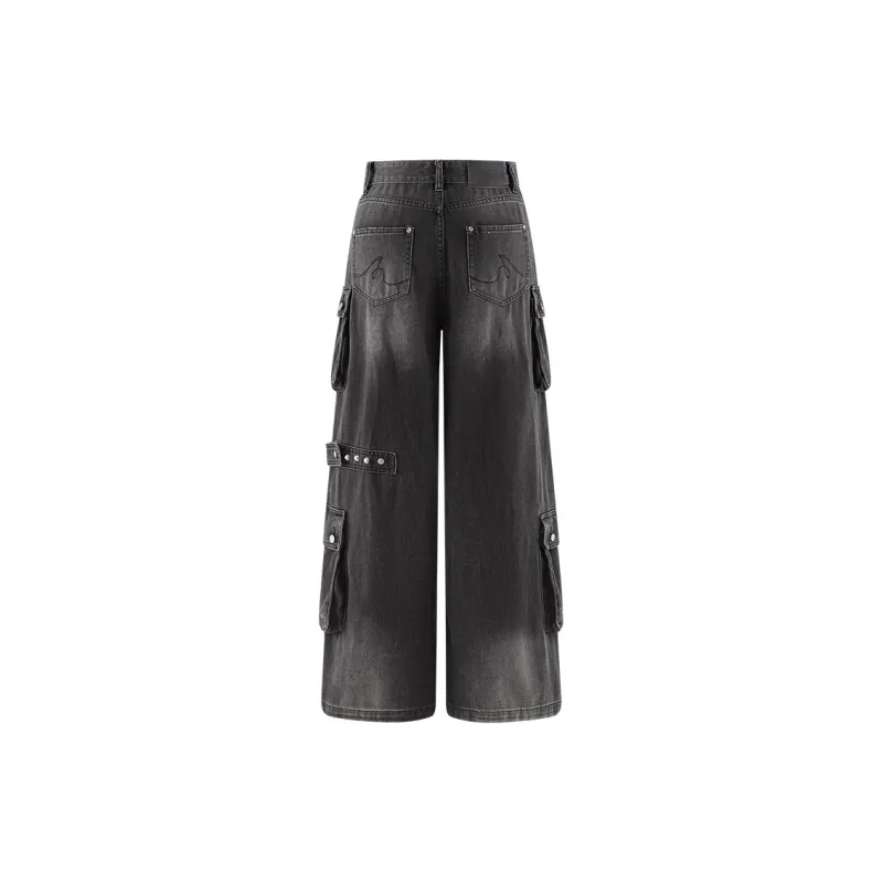 A21 Jeans Women's Black Gray-1