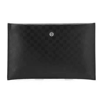 RED DRAGONFLY Cow Leather Clutch Bag Regular Men's Black