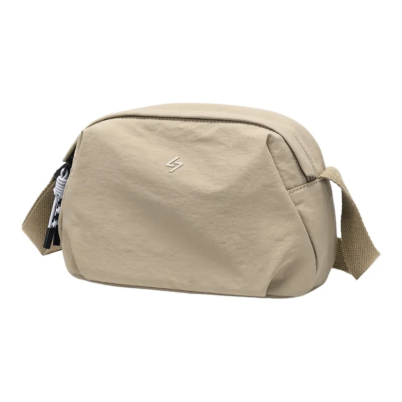 GOLF Fabric Crossbody Bag Regular Women's Classic Black/Beige-6