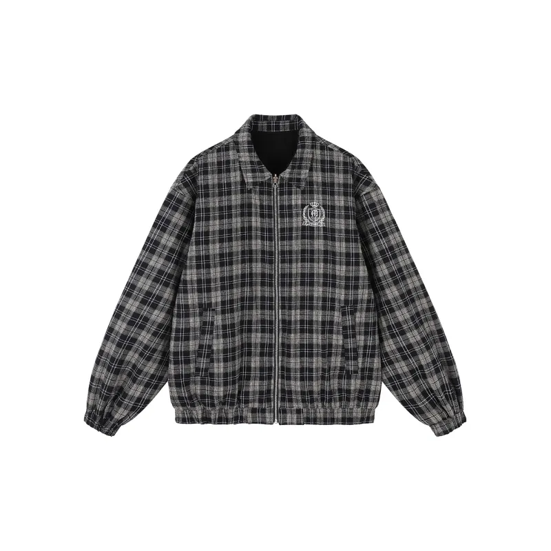 MATCHA STORY College Series Jackets Coats Unisex Black-2