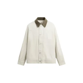 ZARA Denim Jacket Men's Frosted White