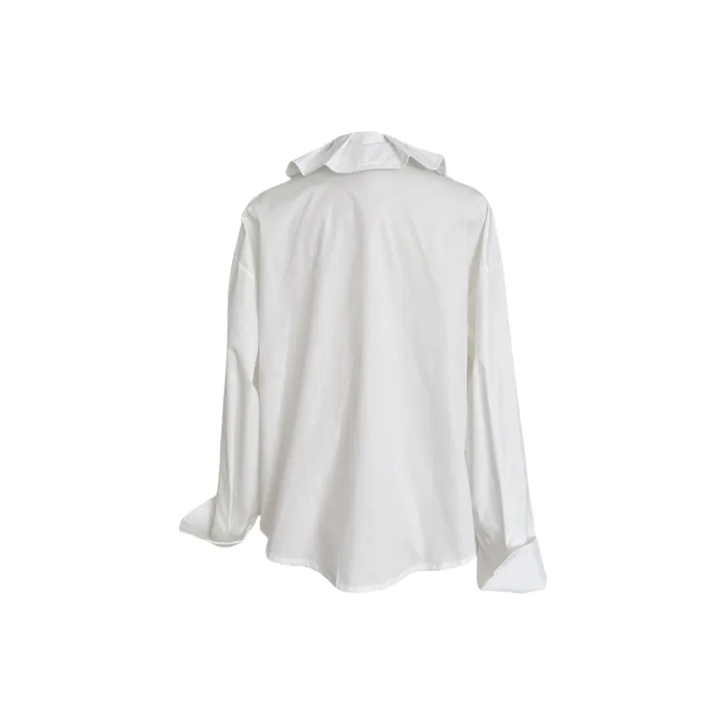 TUSHIFEI Shirts Women's White-1