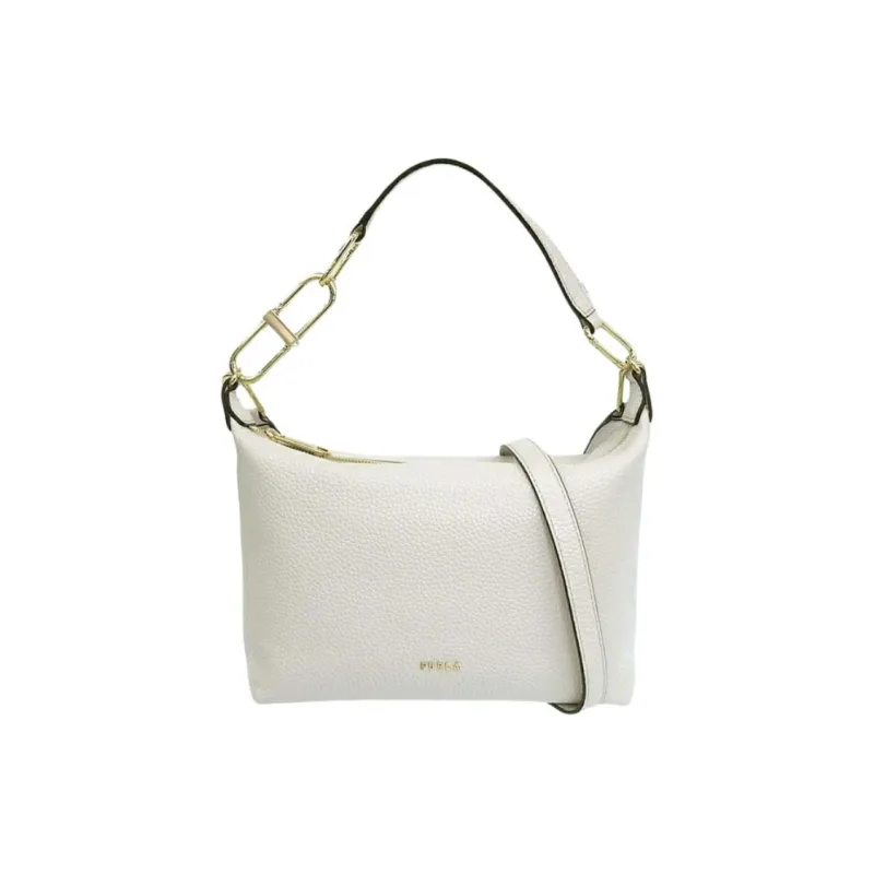 Furla Leather One Shoulder Handbag Women's White-0