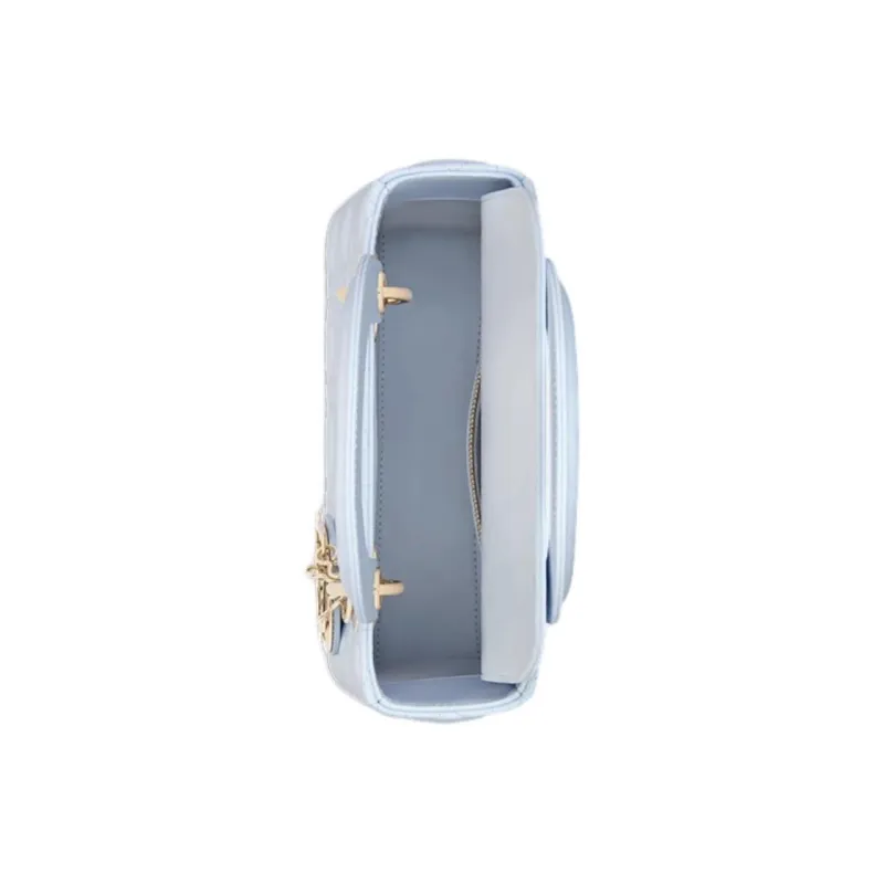 DIOR Lady Dior Lambskin Lady Dior Bag, Shoulder Bag, Crossbody Bag, Handbag Trumpets Women's Light Blue-4