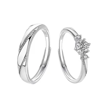 CHIC ZONE 999 Fine Silver Rings Unisex