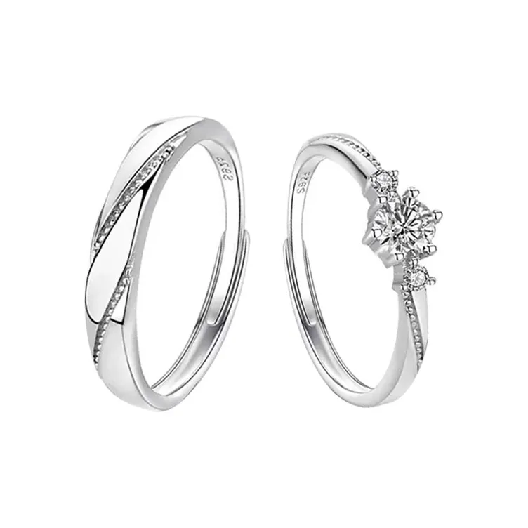 CHIC-ZONE 999 Fine Silver Rings Unisex-0