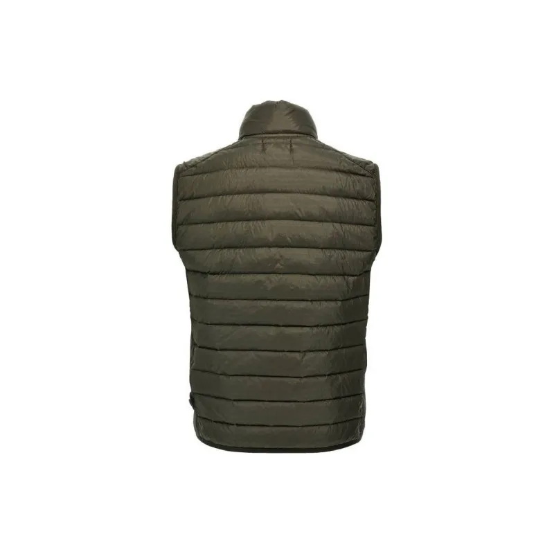 STONE ISLAND Compass Patch High Neck Padded Gilet-1