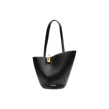 Jacquemus Le Petit Bambola Logo Plaque Bucket Bag