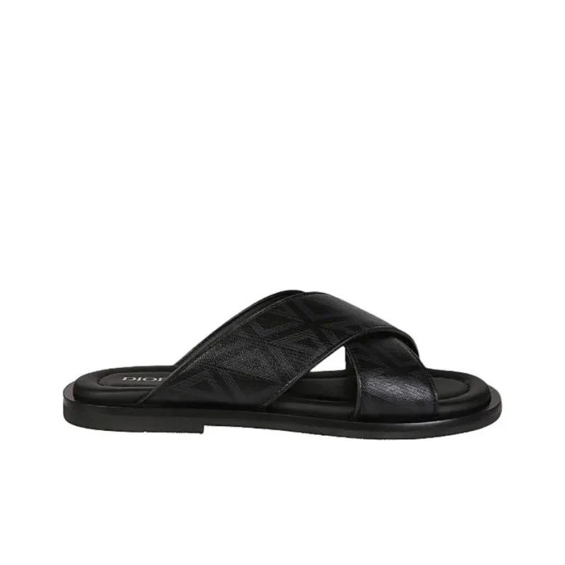 DIOR Alias Abrasion Resistant Slide Slippers Men's Black-2