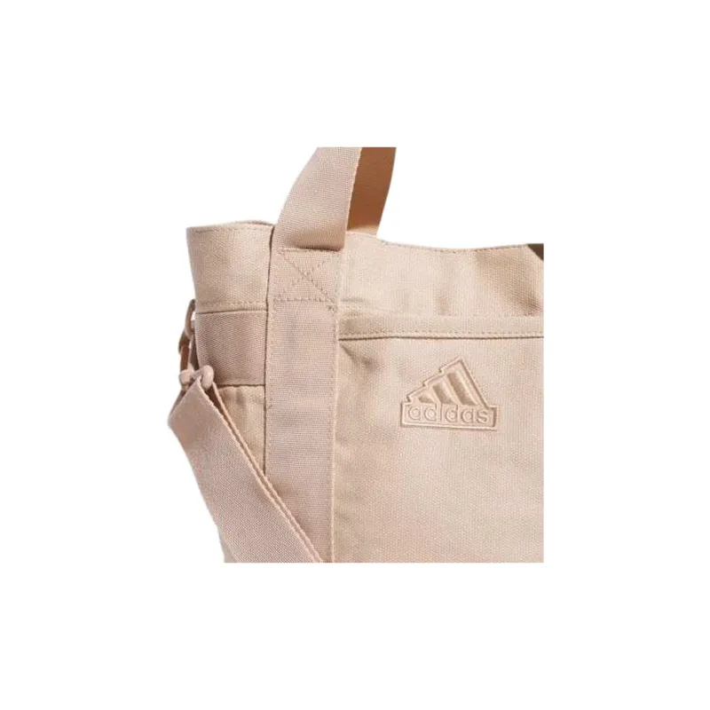 Adidas Canvas Canvas Bag Tote Bag Shopping Bag Shoulder Bag Crossbody Bag Handbag Mini Women's Iridescent Beige-4
