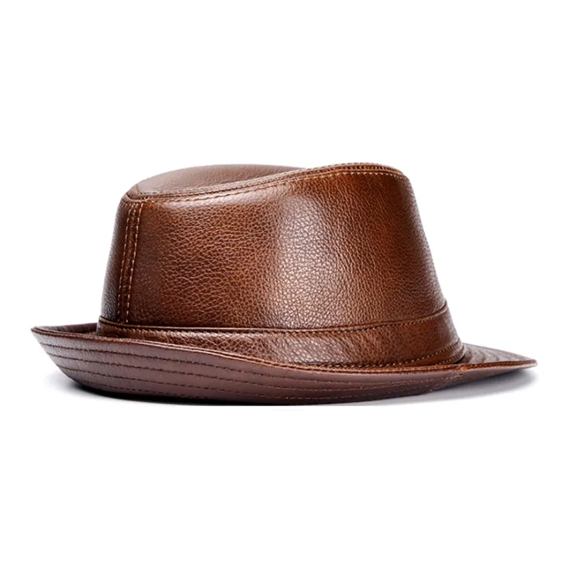 PIERRE CARDIN Cow Leather Top Hats Men's-5