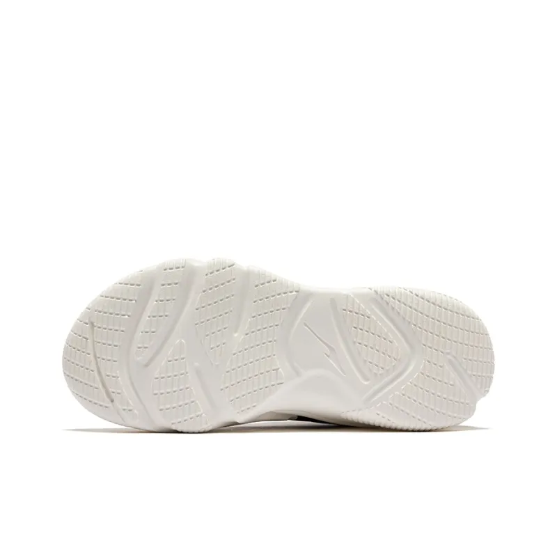 Erke Qiao Shape Wear Resistant Slip Resistant Low Top Casual Shoes Women's Jet Black Microcrystal White-3