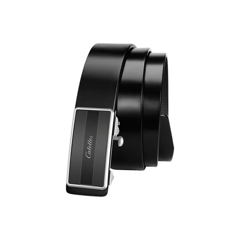 CATELLES Unlined Top Grain Cow Leather Leather Belts Men's Width: 3.5cm-1