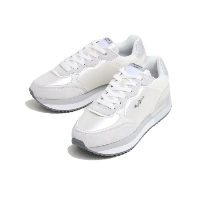 Pepe Jeans Low Top Casual Shoes Women's White-1