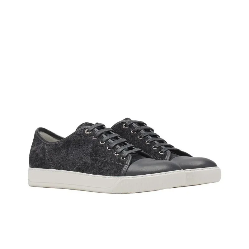 Lanvin DBB1 Low Top Skateboard Shoes Men's Blue-1