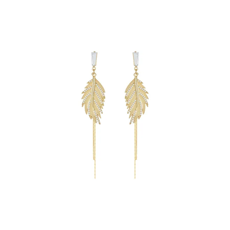 ONEKISS Gold-Plated Copper Earrings Women's-0