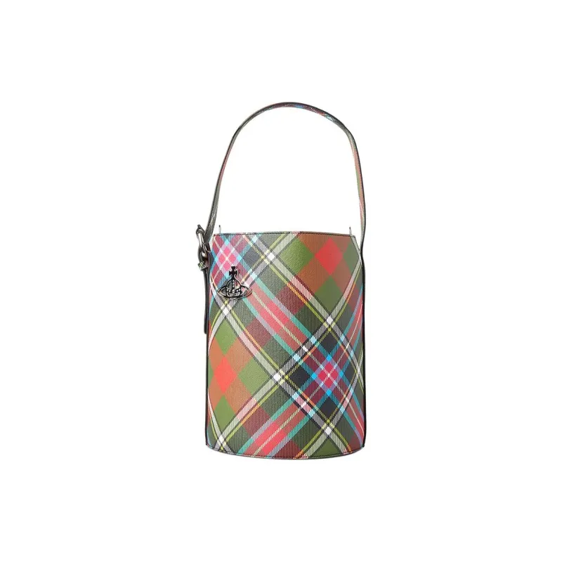 Vivienne Westwood Polyurethane Bucket Bags Handbags Women's Orange & Multicolor-1